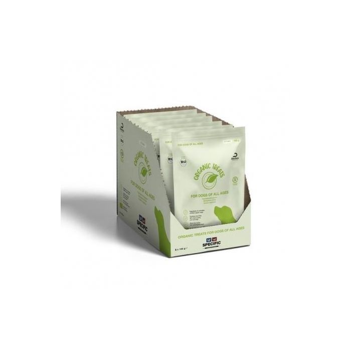 Dechra Ct-Bio Organic Treats - Snacks para perros con pollo, cerdo y ternera ecológicos - 6x100 gr