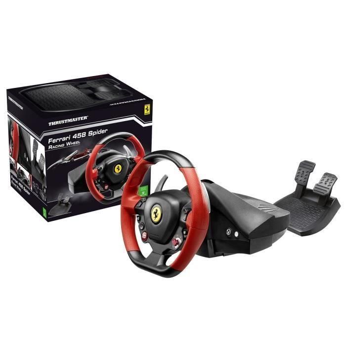 Thrustmaster Volante + Pedales Ferrari 458 Spider para Xbox One - 4460105 2 Thrustmaster Volante + Pedales Ferrari 458 Spider para Xbox One - 4460105 2