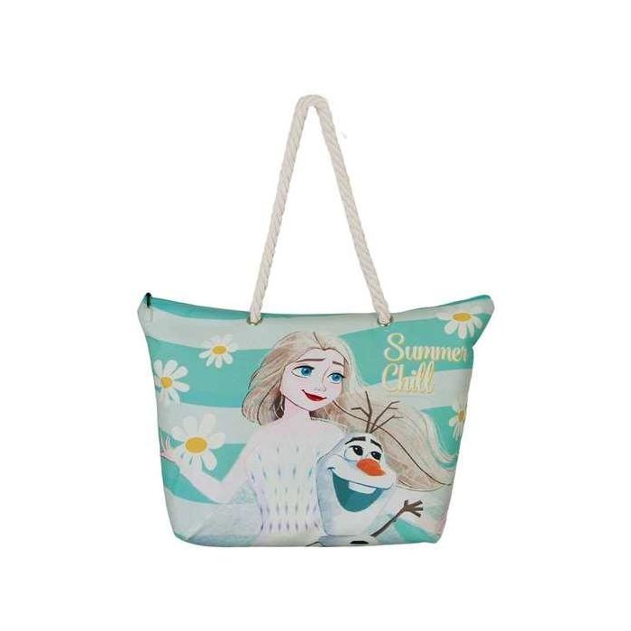 Karactermania Bolsa de Playa Soleil Frozen 2 Chill Azul Poliéster 52x17x37 cm 2