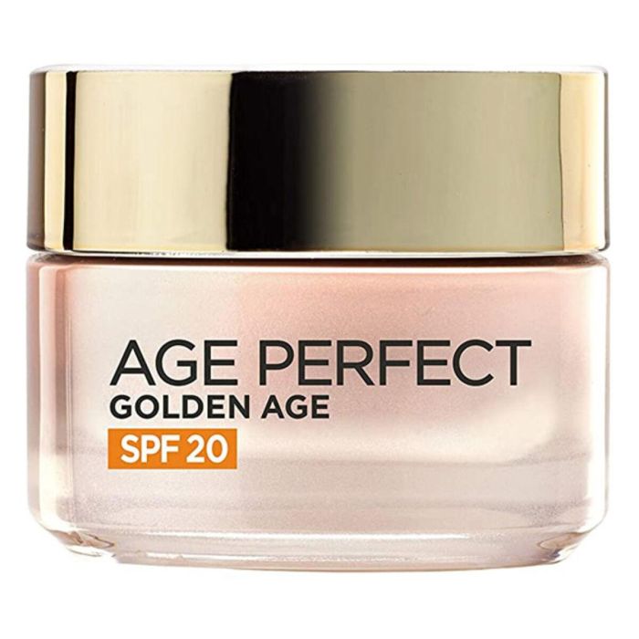 L'Oréal Paris AGE PERFECT GOLDEN AGE Crema Día Antiedad Reafirmante Pieles Maduras SPF20 con Neo-Calcio y Peonía Imperial 50 ml L'Oréal Paris AGE PERFECT GOLDEN AGE Crema Día Antiedad Reafirmante Pieles Maduras SPF20 con Neo-Calcio y Peonía Imperial 50 ml