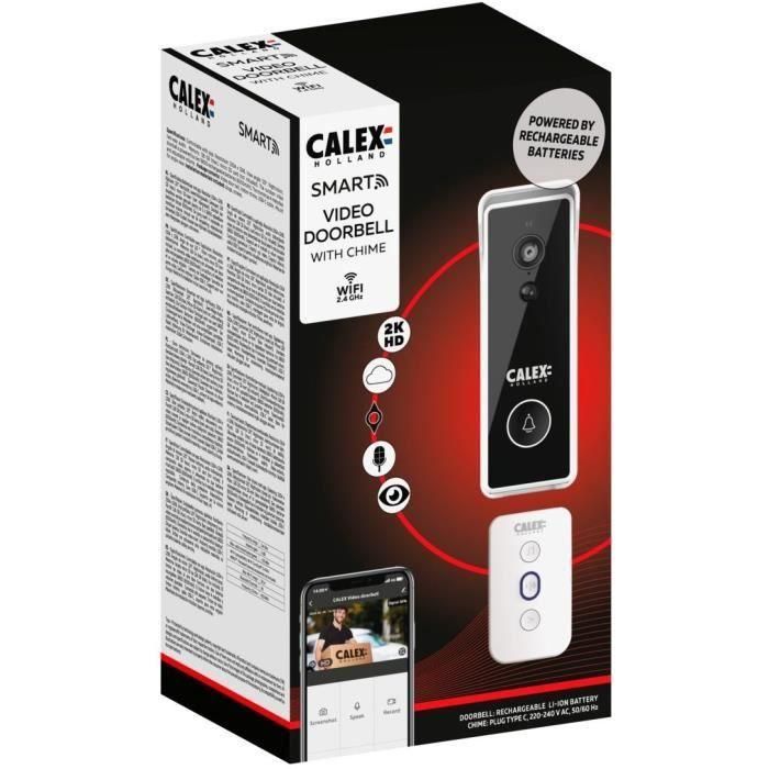 Timbre con vídeo - CALEX - BATERÍA INTELIGENTE - Sin tarjeta SD - Con timbre 3 Timbre con vídeo - CALEX - BATERÍA INTELIGENTE - Sin tarjeta SD - Con timbre 3