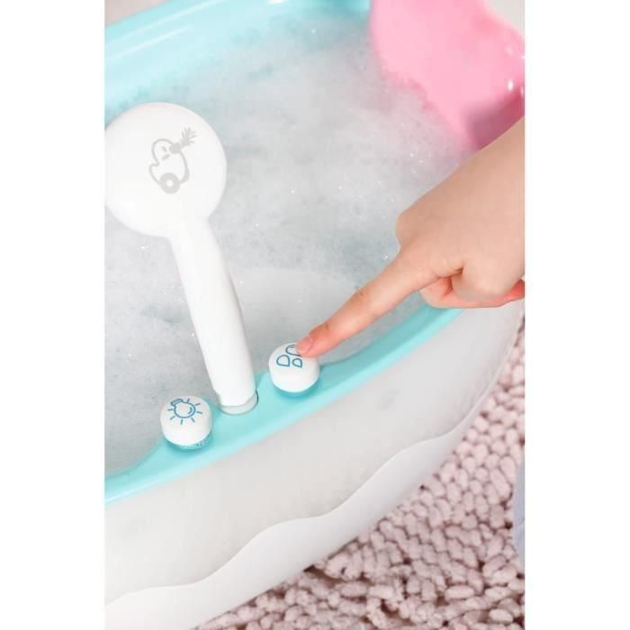 Baby Born Bañera de Baño Electrónica con Ducha, Patito Extraíble, Luces y Sonidos para Niños +3 Años, Azul y Gris 3 Baby Born Bañera de Baño Electrónica con Ducha, Patito Extraíble, Luces y Sonidos para Niños +3 Años, Azul y Gris 3