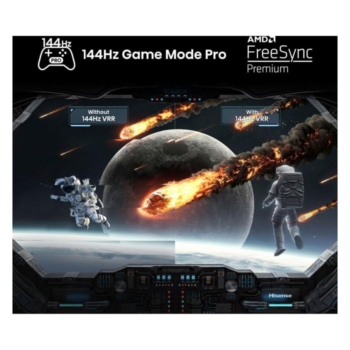 Hisense 100E77NQ PRO - Televisor 254cm/100" (100 Pulgadas) 4K Ultra HD QLED Smart TV, 144 Hz, HDR10+, Dolby Vision IQ, 4x HDMI 2.1, Bluetooth, WiFi, Negro 6