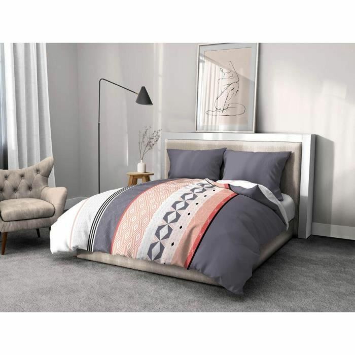 HOME PASSION BLING Juego nórdico de microfibra - 1 funda nórdica 240 x 260 cm + 2 fundas de almohada 63 x 63 cm - Azul 1 HOME PASSION BLING Juego nórdico de microfibra - 1 funda nórdica 240 x 260 cm + 2 fundas de almohada 63 x 63 cm - Azul 1