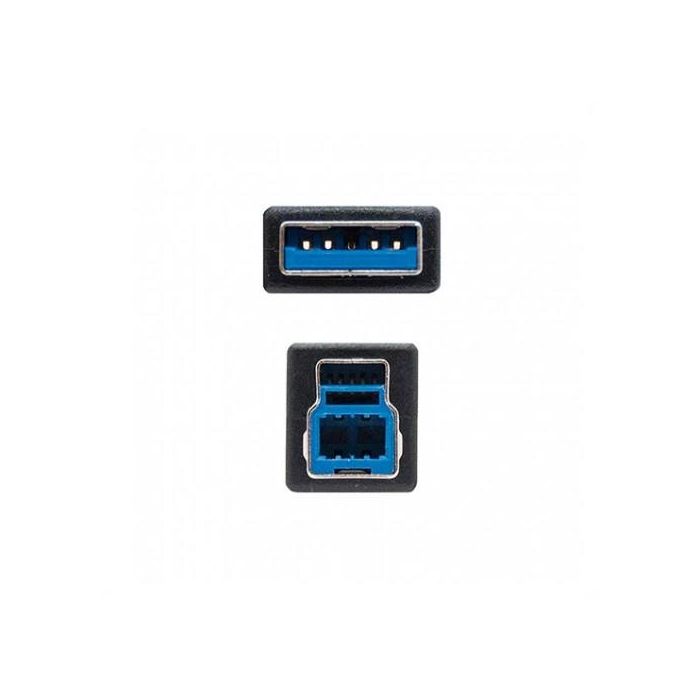 Cable USB 3.0 Impresora Nanocable 10.01.0802-BK/ USB Tipo-B Macho - USB Macho/ 2m/ Negro 2 Cable USB 3.0 Impresora Nanocable 10.01.0802-BK/ USB Tipo-B Macho - USB Macho/ 2m/ Negro 2
