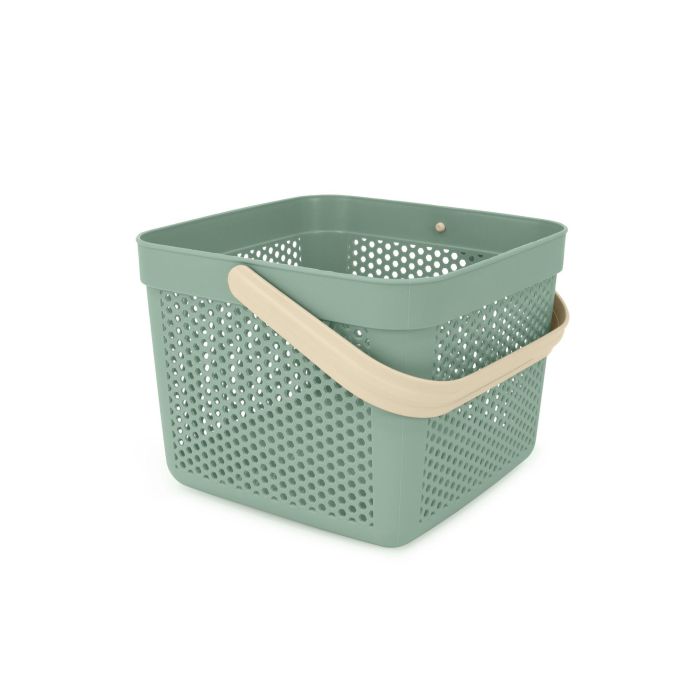 Cesta Multiusos Plástico 23.5 x 23.5 x 18.5 cm - Confortime (24 Unidades) 3 Cesta Multiusos Plástico 23.5 x 23.5 x 18.5 cm - Confortime (24 Unidades) 3