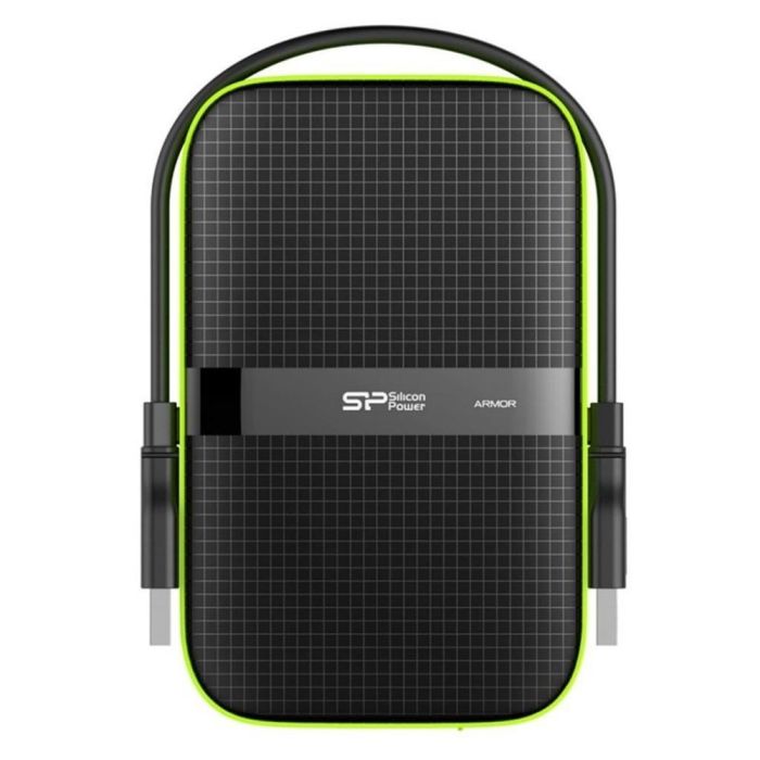 Disco Duro Externo Silicon Power A60 2.5" USB 3.0 2 TB Anti-shock Waterproof Negro 0 Disco Duro Externo Silicon Power A60 2.5" USB 3.0 2 TB Anti-shock Waterproof Negro 0