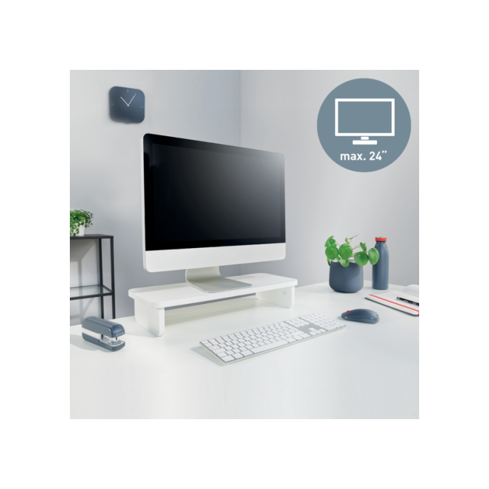 Soporte Monitor Leitz Ergo Blanco 1 Soporte Monitor Leitz Ergo Blanco 1