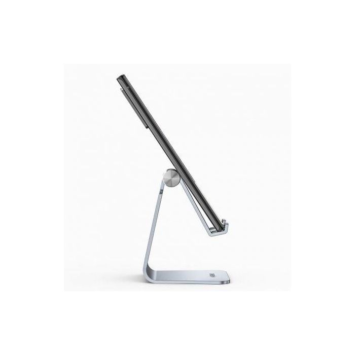 Aisens Soporte de Sobremesa Ajustable M para Tablet y Móvil, Aleación de Aluminio, Antideslizante, Orificio para Cable 1 Aisens Soporte de Sobremesa Ajustable M para Tablet y Móvil, Aleación de Aluminio, Antideslizante, Orificio para Cable 1