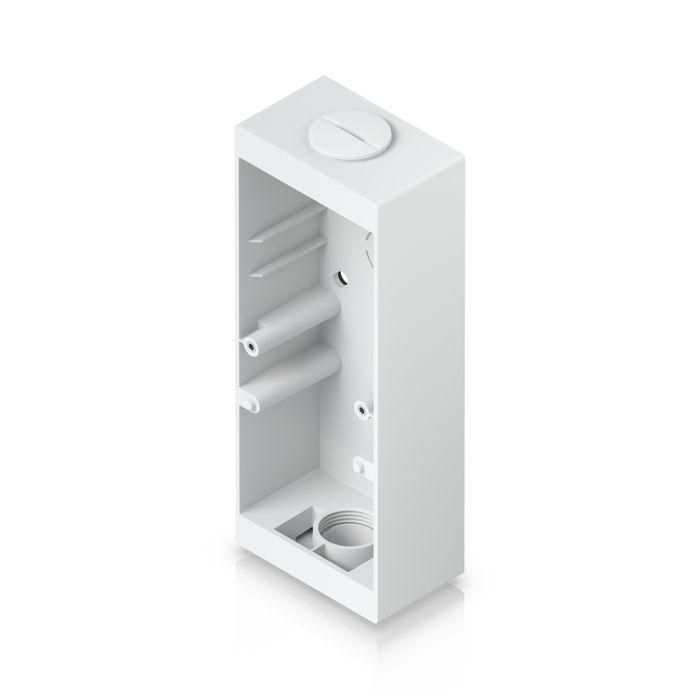 Ubiquiti Reader Pro Junction Box, for UA-G2-Pro, UVC-G4 Doorbell Pro PoE Kit, Wall, VESA mount, white, polycarbonate, sponge, rubber, 180 g (6.3 oz), 1 Ubiquiti Reader Pro Junction Box, for UA-G2-Pro, UVC-G4 Doorbell Pro PoE Kit, Wall, VESA mount, white, polycarbonate, sponge, rubber, 180 g (6.3 oz), 1