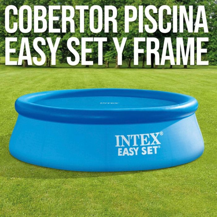 Cubrepiscinas Intex 29021 EASY SET/METAL FRAME Azul Ø 305 cm 290 x 290 cm 5 Cubrepiscinas Intex 29021 EASY SET/METAL FRAME Azul Ø 305 cm 290 x 290 cm 5