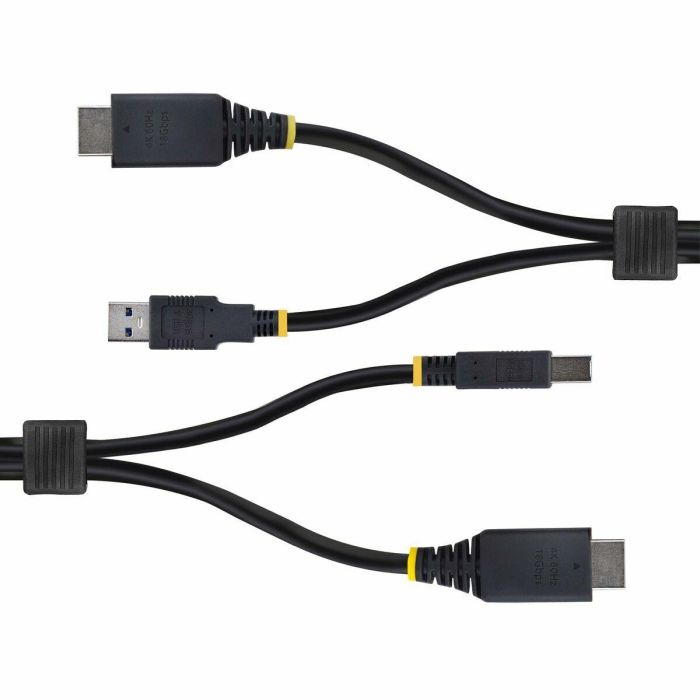 Cable adaptador Startech HU12210-KVM-CABLE Negro 3