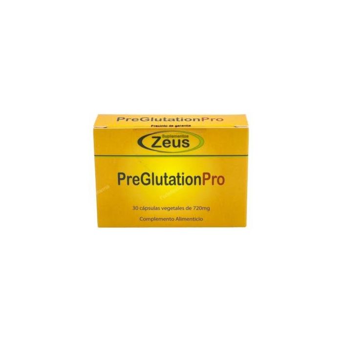 ZEUS Preglutation Pro 30Cap. Complemento alimenticio con L-Glutatión, NAC y Selenio para proteger del estrés oxidativo y sistema inmunitario