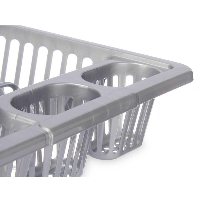 Escurreplatos Grande Plata Kinvara 46x36x8 cm (12 Unidades) 3 Escurreplatos Grande Plata Kinvara 46x36x8 cm (12 Unidades) 3