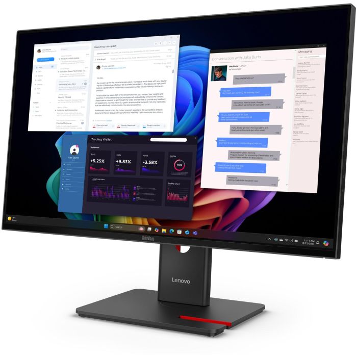 Lenovo ThinkVision T27UD-40 (27") UHD HDMI/DP/USB-C/DOC 1 Lenovo ThinkVision T27UD-40 (27") UHD HDMI/DP/USB-C/DOC 1