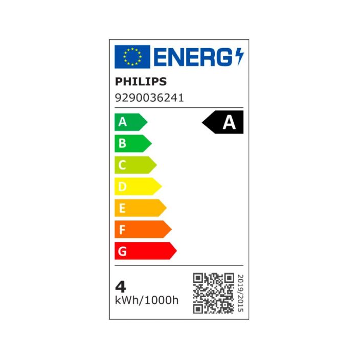 Bombilla ultra efficient led classic 4w 840im e27 4000k, ø6x10,4cm, philips 2