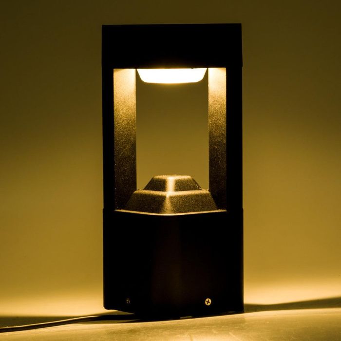 Lámpara de Suelo 10W 648Lm 2700ºK LED Exterior IP54 San Bernardo 40.000H [SL16-080A_B-WW] 2