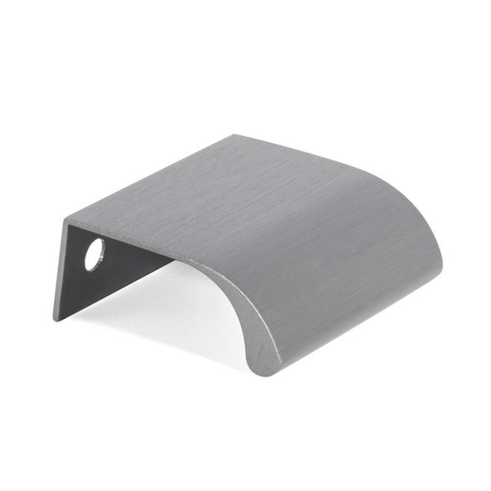 Tirador Aluminio Ona Acabado Gris Cepillado Dist. Agujero Dist. 32Mm. Viefe Tirador Aluminio Ona Acabado Gris Cepillado Dist. Agujero Dist. 32Mm. Viefe