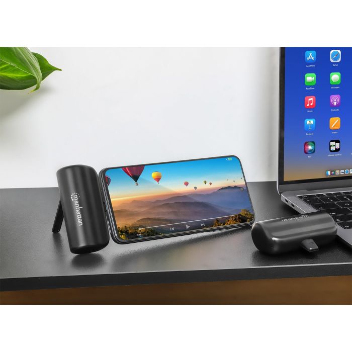 MANHATTAN Powerbank 5000 mAh USB Typ-C Stecker 10W schwarz 4 MANHATTAN Powerbank 5000 mAh USB Typ-C Stecker 10W schwarz 4