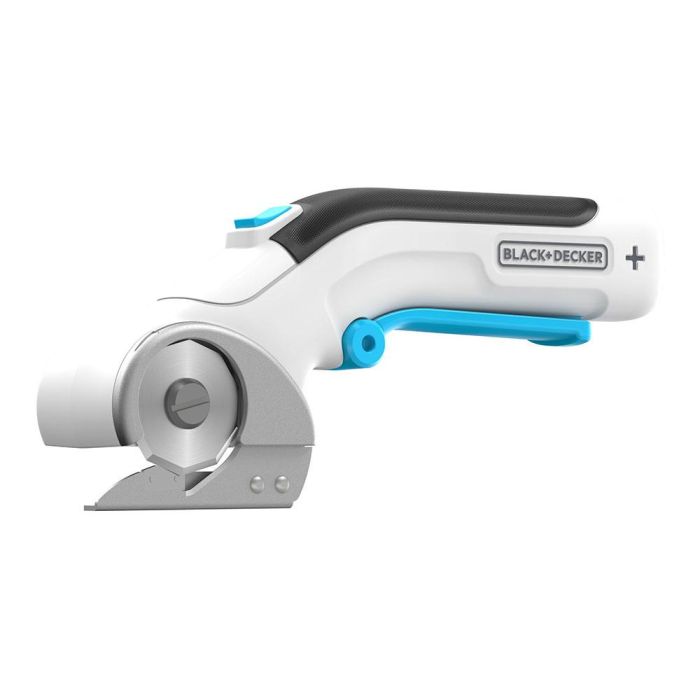 Black+Decker Cúter Circular 3,6V BCRC115-XJ con Batería de Litio 1,5Ah USB Tipo C