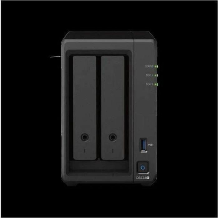 Synology DiskStation DS723+ Servidor de Almacenamiento NAS Torre Ryzen Embedded R1600 2GB DDR4 DiskStation Manager Negro 4