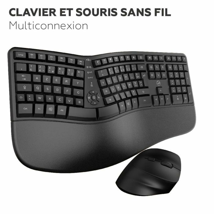 Mobility Lab C30W Conjunto de Teclado y Ratón Inalámbricos Ergonómicos Negro para Escritorio y Oficina 15 Mobility Lab C30W Conjunto de Teclado y Ratón Inalámbricos Ergonómicos Negro para Escritorio y Oficina 15