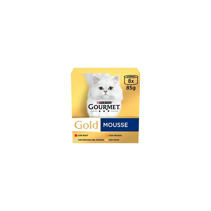 Purina Gourmet Gold Multi Mega D Mousse Variado 12x8x85 gr Online