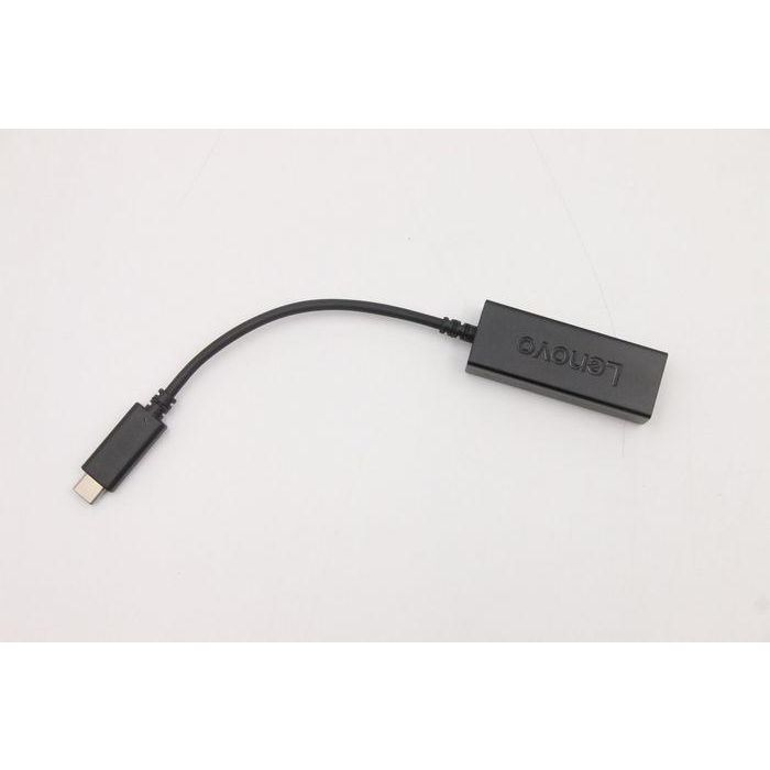 Lenovo USB-C to Ethernet adapter, connects USB-C notebooks to Gigabit Ethernet, supports hot plug, compact design. 2 Lenovo USB-C to Ethernet adapter, connects USB-C notebooks to Gigabit Ethernet, supports hot plug, compact design. 2