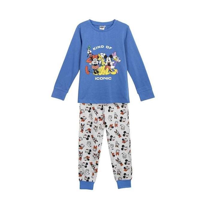 Cerdá Pijama Largo Infantil Mickey Single Jersey para Niño Talla 8 Años Color Azul Cerdá Pijama Largo Infantil Mickey Single Jersey para Niño Talla 8 Años Color Azul