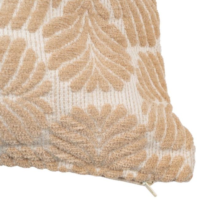 Cojín Blanco/Beige Algodón Decoración 40 X 60 cm