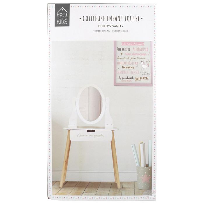 Home Deco Kids Tocador Infantil 55x30x109 cm para Niñas 1