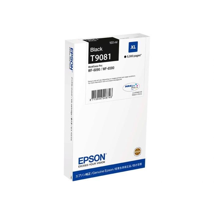Epson WF-6590DWF/WF-6090DW Cartucho de Tinta Negro XL 1