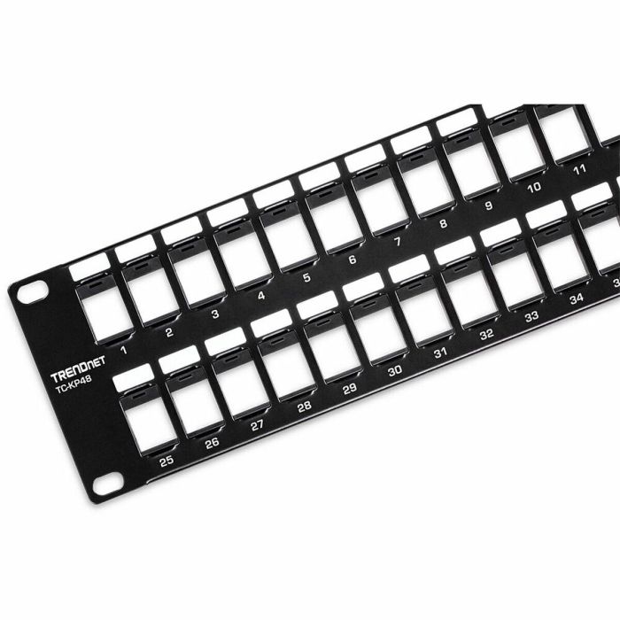 Patch Panel 48 Puertos UTP Categoría 6 Trendnet TC-KP48 2 Patch Panel 48 Puertos UTP Categoría 6 Trendnet TC-KP48 2