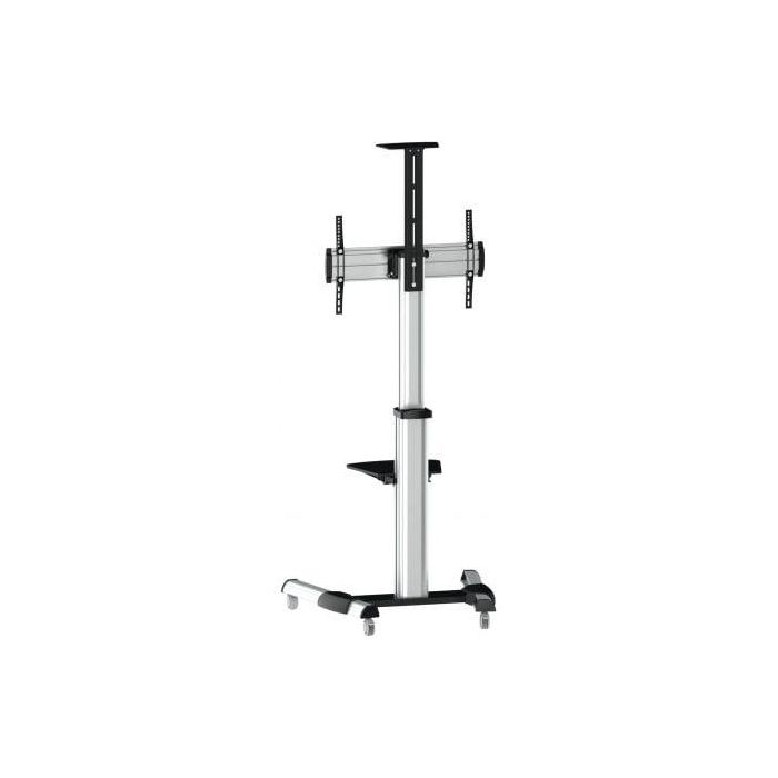 Soporte de Suelo Inclinable/ Ajustable con Ruedas TooQ FS1870M-B para TV de 37-70"/ hasta 50kg 2 Soporte de Suelo Inclinable/ Ajustable con Ruedas TooQ FS1870M-B para TV de 37-70"/ hasta 50kg 2