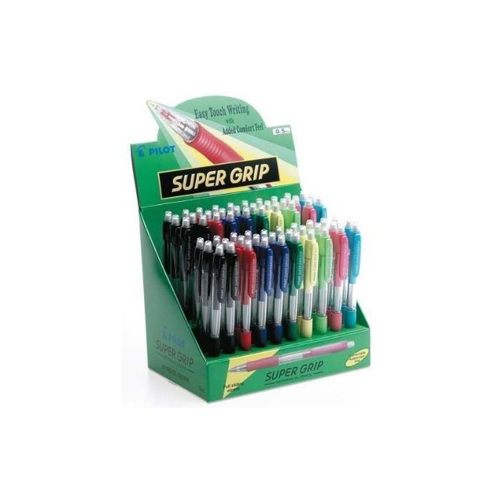 Portaminas Pilot H-185 Supergrip 0,5 Mm Expositor De 60
