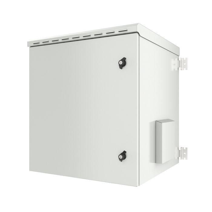 Lanview Armario Rack 19'' 12U 600x600mm Mural para Montaje en Pared con Puerta de Cristal Templado y Ventilación Pasiva/Activa