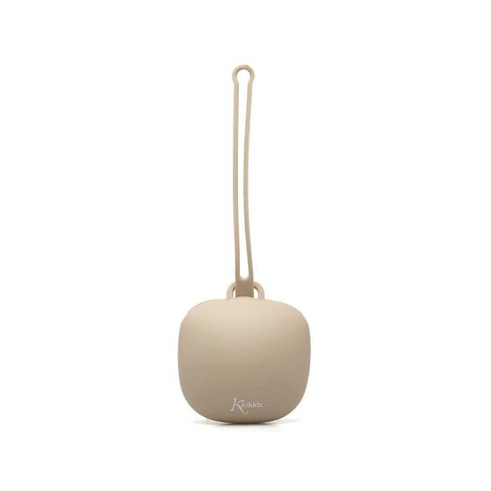 KioKids Portachupetes de Silicona Beige Higiénico y Seguro con Lazo para Colgar | Capacidad 1 Chupete | Para Bebés +0 Meses 1 KioKids Portachupetes de Silicona Beige Higiénico y Seguro con Lazo para Colgar | Capacidad 1 Chupete | Para Bebés +0 Meses 1
