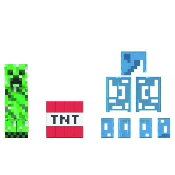 Figura Mattel Minecraft Diamond Level Creeper 1 Figura Mattel Minecraft Diamond Level Creeper 1