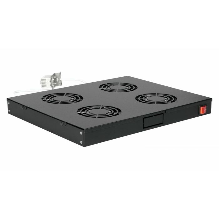 Equip Lüftermodul 19" für Serverschränke. 4xLüfter RAL9005 0 Equip Lüftermodul 19" für Serverschränke. 4xLüfter RAL9005 0