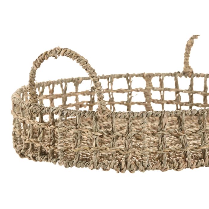 Bandeja Tropical DKD Home Decor Natural 40 x 15 x 40 cm Set de 2 (2 Unidades) 1 Bandeja Tropical DKD Home Decor Natural 40 x 15 x 40 cm Set de 2 (2 Unidades) 1