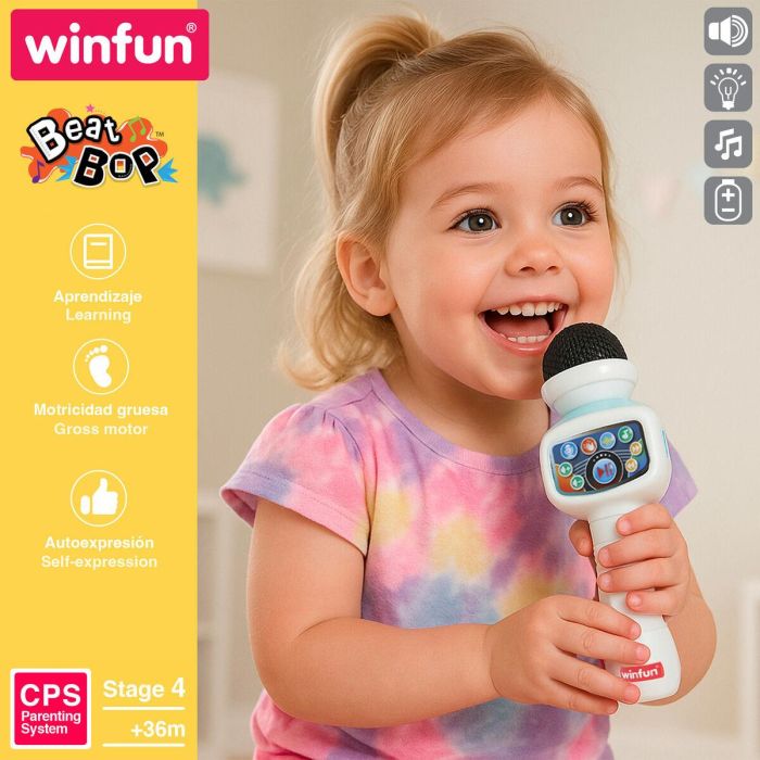 Micrófono Karaoke Winfun 2 Unidades 4 Micrófono Karaoke Winfun 2 Unidades 4