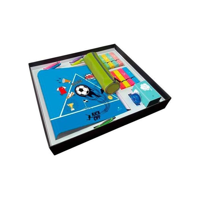 Mariola Set De Regalo Premium Carpeta 4 Anillas 25 mm con Lapicero, Estuche, Fluorescentes y Más