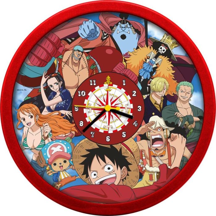 KIDS LICENSING Reloj de pared One Piece, 24,5 cm