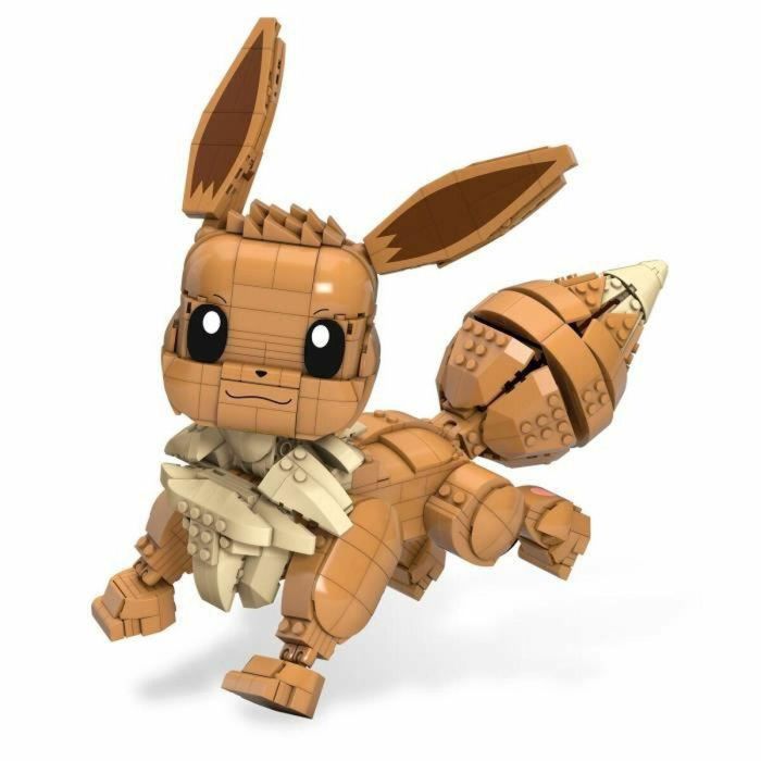 Mega Construx Ladrillos de Construcción Pokémon Eevee Giant 845 Piezas Figura para Construir 10 Años y Más 11