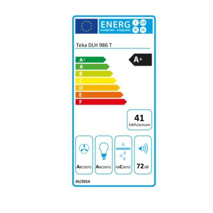Campana Convencional Teka 40487182 90 cm 700 m3/h 72 dB 270W Blanco Acero 1 Campana Convencional Teka 40487182 90 cm 700 m3/h 72 dB 270W Blanco Acero 1