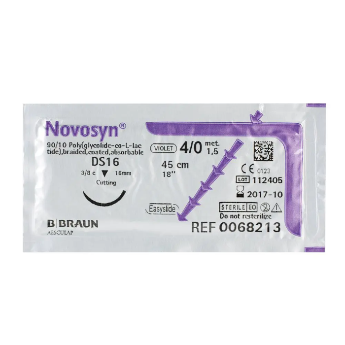 Sutura Novosyn Violet 2-0 Hr26 70 cm 36Ud Braun