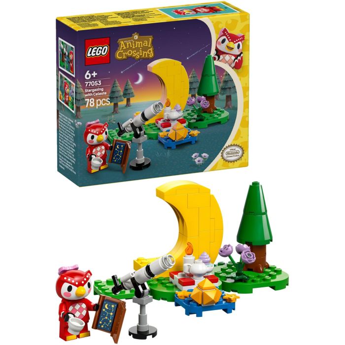 LEGO 77053 Mirando las Estrellas con Estela Animal Crossing Juguete de Construcción con Minifigura Astrónoma y Telescopio para +6 años 2 LEGO 77053 Mirando las Estrellas con Estela Animal Crossing Juguete de Construcción con Minifigura Astrónoma y Telescopio para +6 años 2