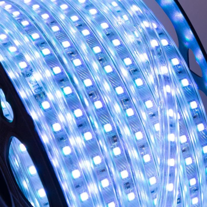 Tira de 60 LEDs/M 10W SMD5050 220VAC IP65 RGB x1M 40.000H [HO-220-60-50-RGB] 1