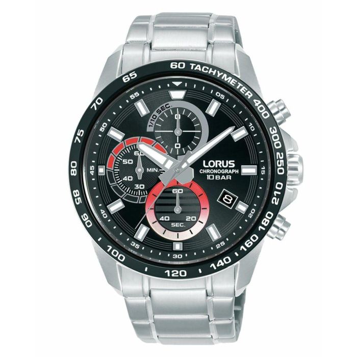 Reloj Hombre Lorus RM357JX9 Negro Plateado 0 Reloj Hombre Lorus RM357JX9 Negro Plateado 0