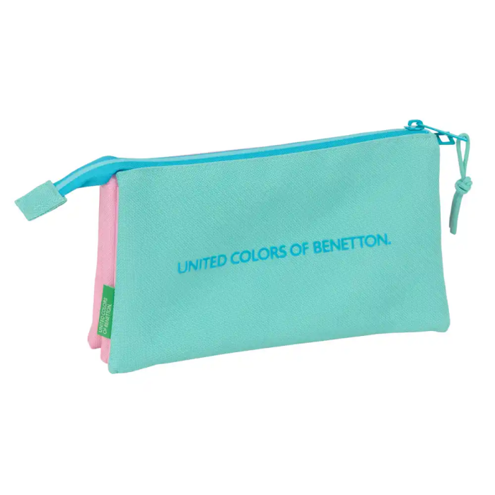 Safta Estuche Portatodo Triple Benetton Dolce Dimensiones 120x220x30 mm 1